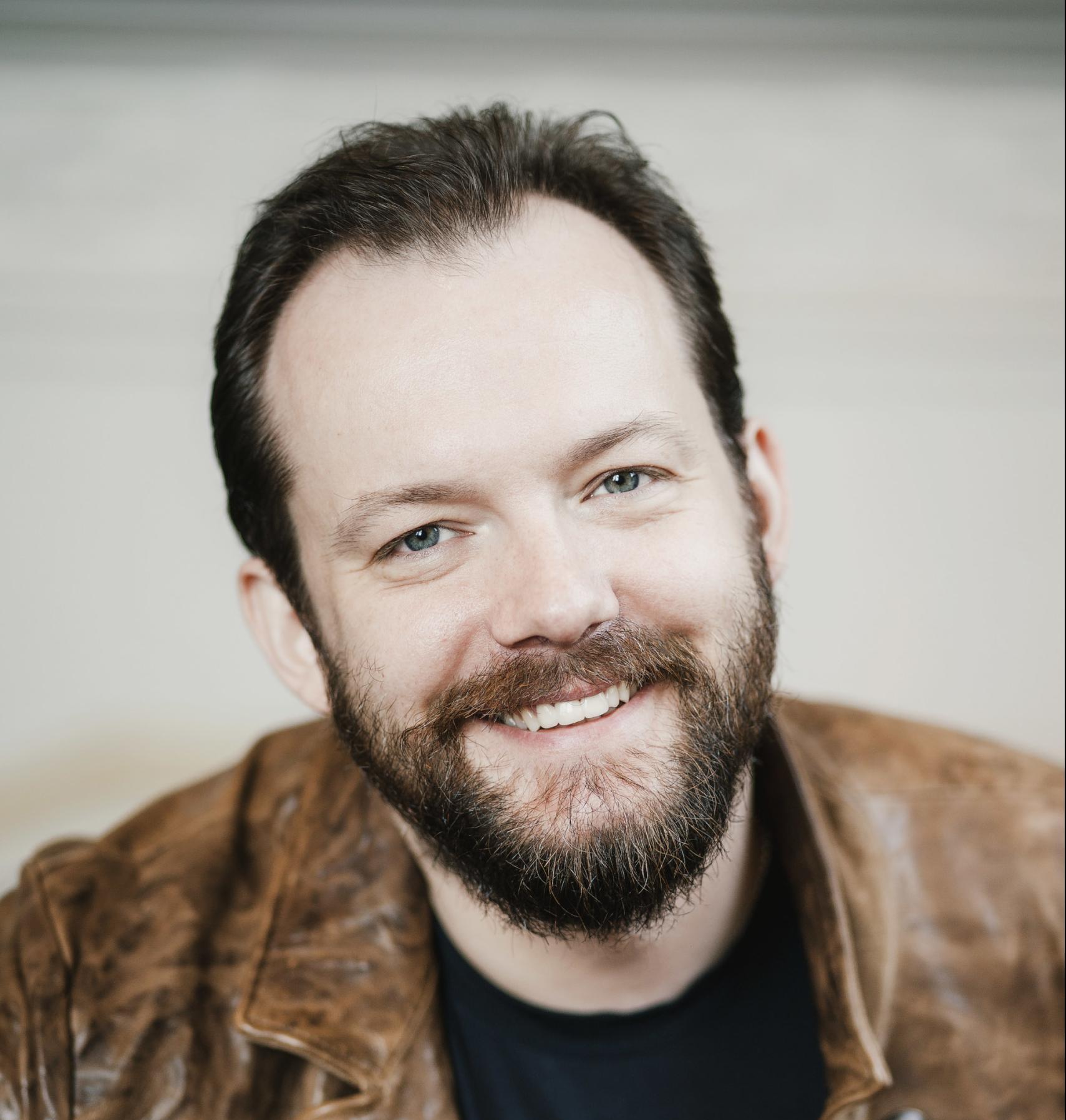 Portrait of the conductor Andris Nelsons.
