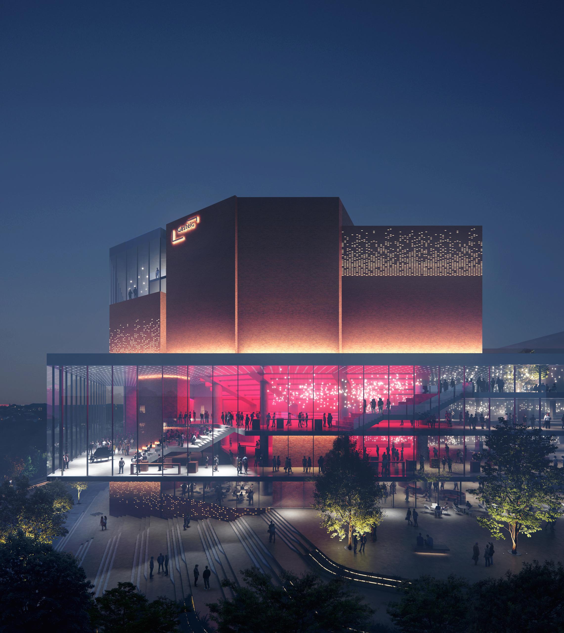 Design for the New Gasteig by the architectural firm HENN
